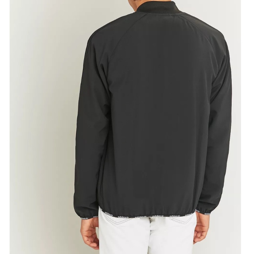 adidas Originals Black Trefoil Bomber Jacket - Picture 10 of 10